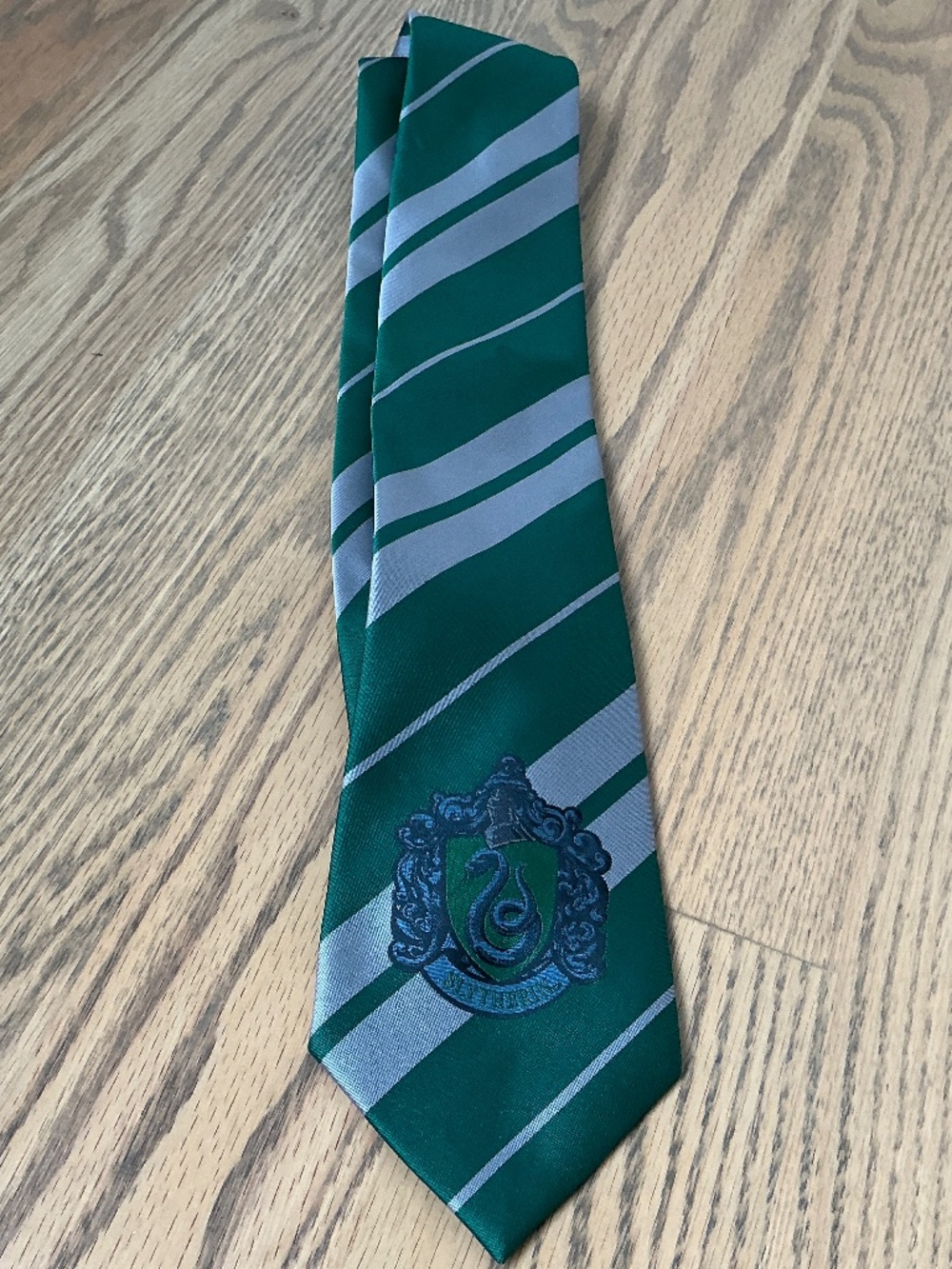 Harry Potter Slytherin Tie Green Stripe Diagonal